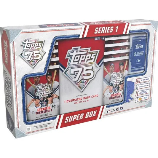 (Local Pick Up Only) 2026 Topps Series 1 Baseball Super Box
