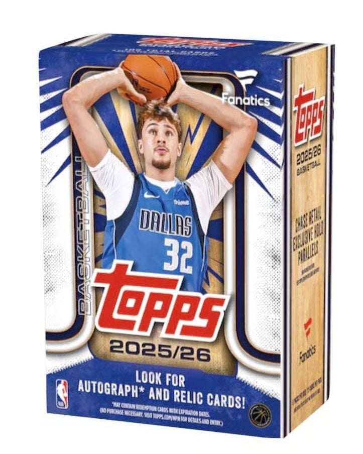 2025-26 Topps Basketball Fanatics Blaster Box (Chase Retail Exclusive Holo Parallel)