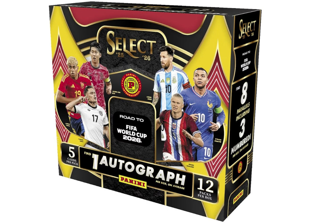 2025-26 Panini Select Road to FIFA World Cup Soccer International Hobby Box