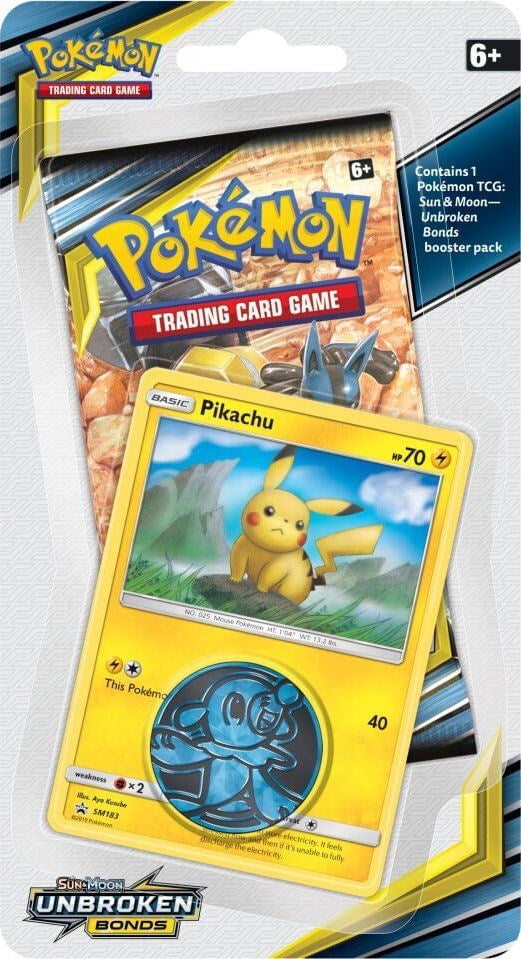 Unbroken Bonds Single Pack Blister [Pikachu] [SM10 - 0]