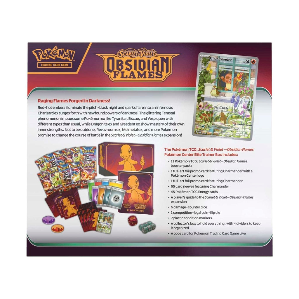 Pokemon: Scarlet & Violet Obsidian Flames Pokemon Center Elite Trainer Box