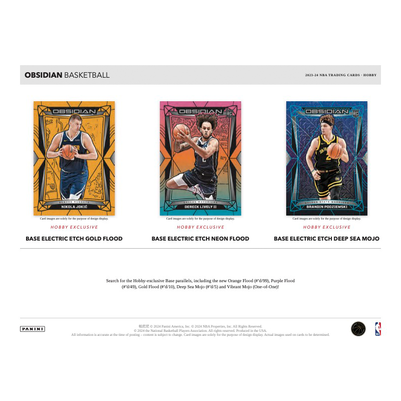 2023/24 Panini Obsidian Basketball Hobby Box