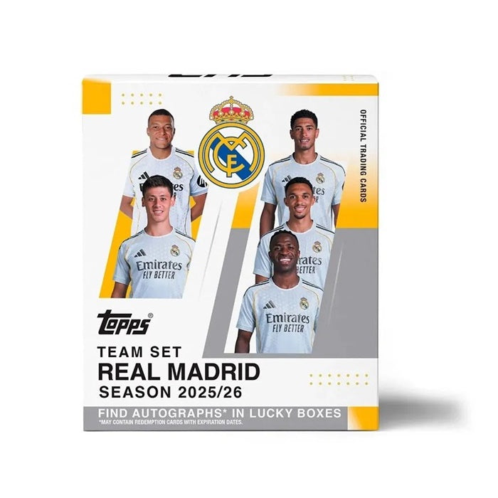 2025-26 Topps Soccer Real Madrid Team Set Box