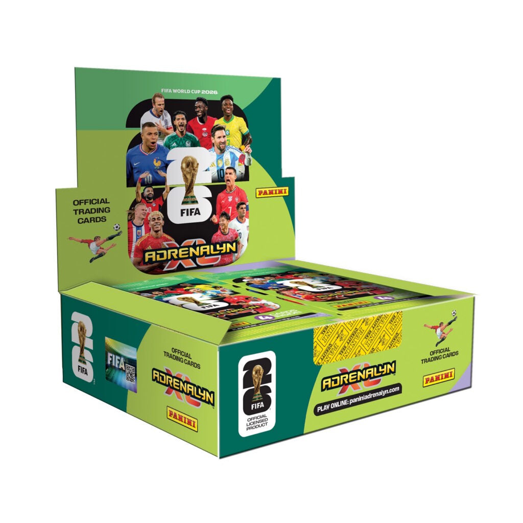 2026 Panini Adrenalyn XL FIFA World Cup Soccer Box (36 Packs)