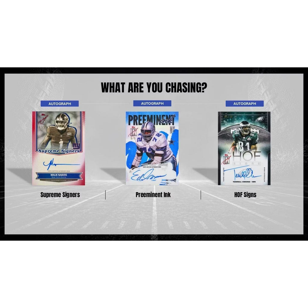 2025 Topps Signature Class Football Jumbo Box