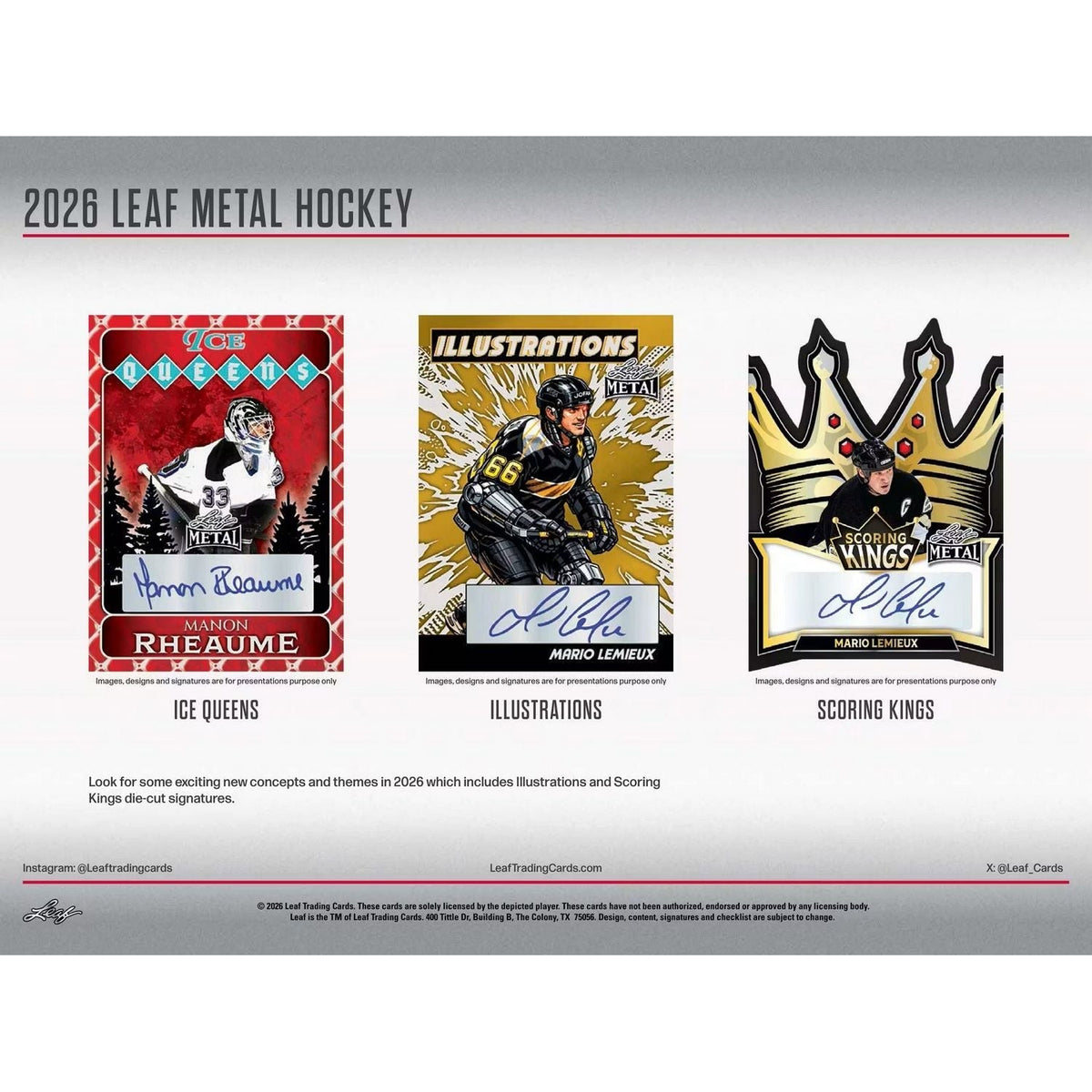 2026 Leaf Metal Hockey Hobby Box