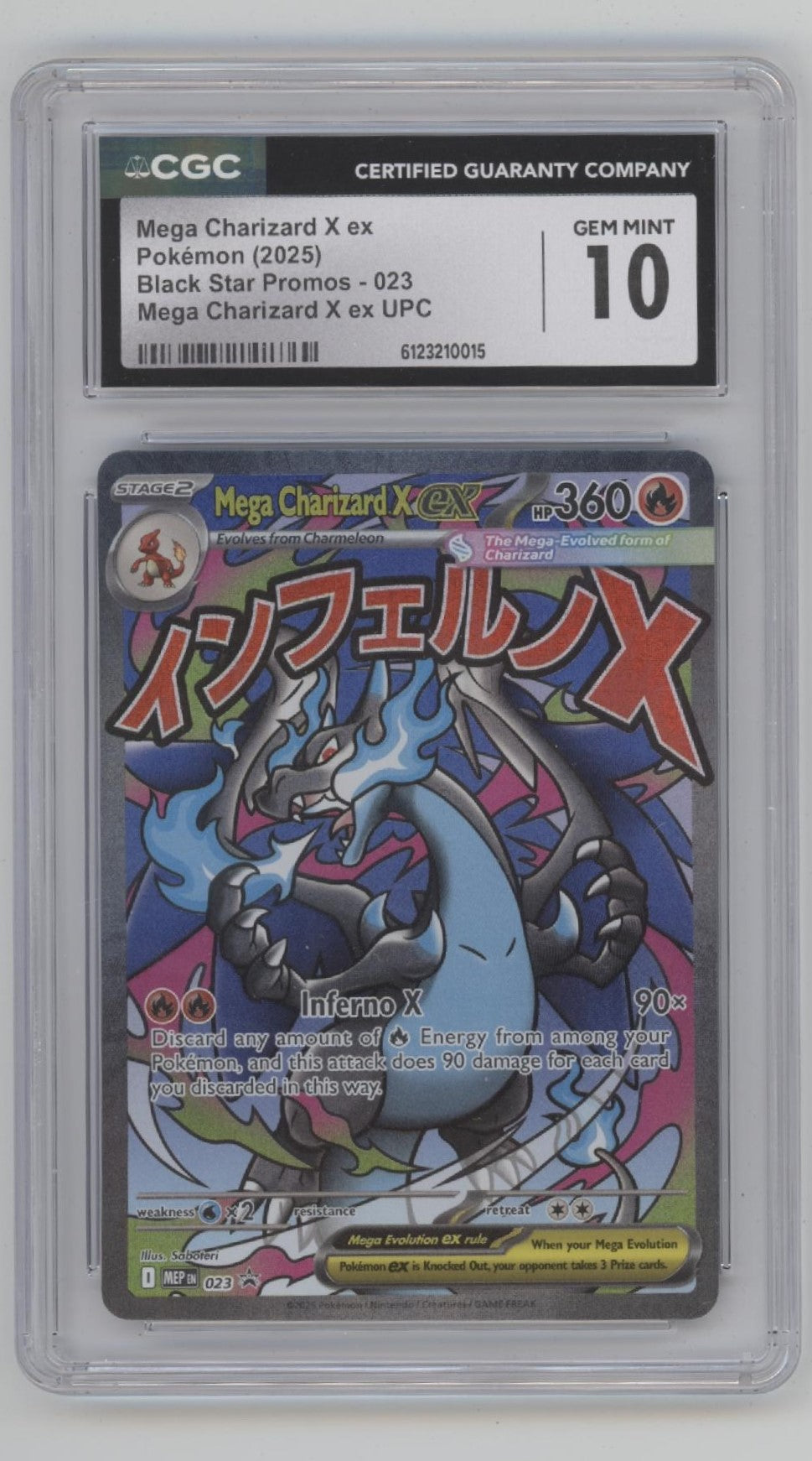 Mega Charizard X ex Pokemon Ultra Premium Collection #023 CGC 10 #2