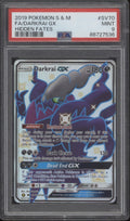 Darkrai GX Pokemon Hidden Fates Full Art #SV70 PSA 9