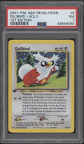 Delibird Pokemon Neo Revelation Holo 1st Edition #5 PSA 7