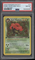 Dark Vileplume Pokemon Team Rocket Holo 1st Edition #13 PSA 8