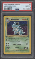 Nidoqueen Pokemon Jungle Holo 1st Edition #7 PSA 8