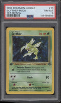 Scyther Pokemon Jungle Holo 1st Edition #10 PSA 8