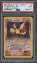 Rocket's Moltres Pokemon Gym Heroes Holo 1st Edition #12 PSA 9 #2