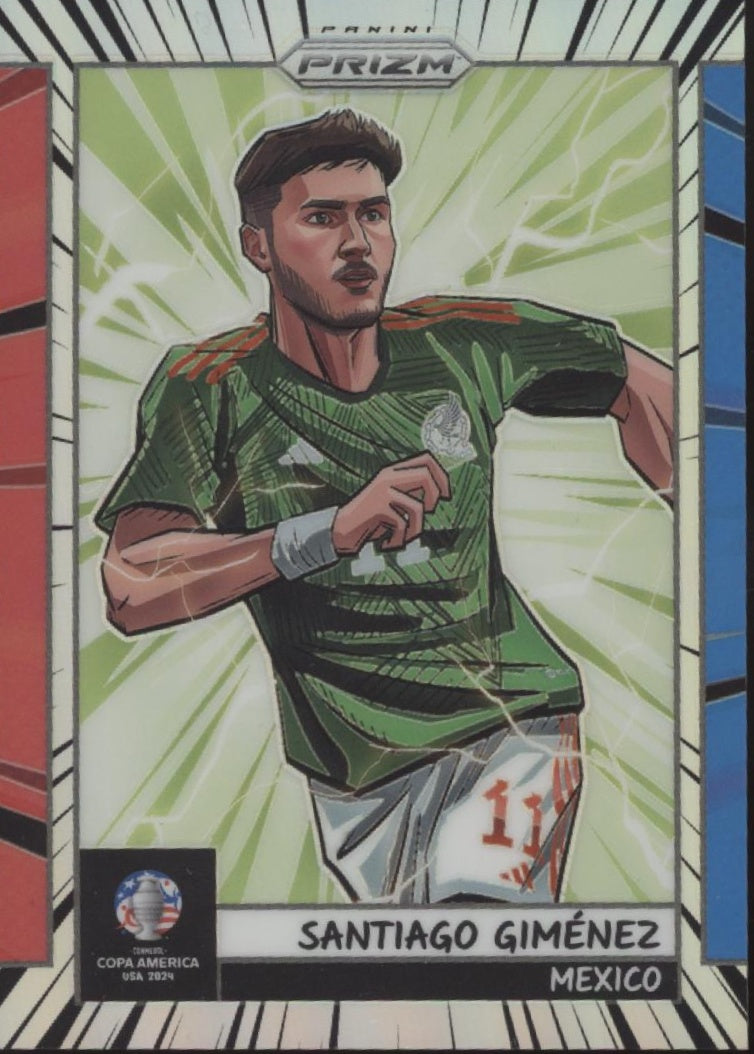Santiago Gimenez 2024 Panini Prizm Conmebol Copa America Prizm #173