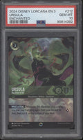 Ursula Deceiver of All Disney Lorcana Into the Inklands Enchanted #212 PSA 10