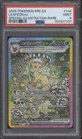 Leafeon ex Pokemon Prismatic Evolutions Special Illustration Rare #144 PSA 9
