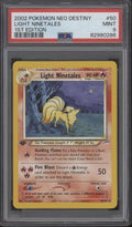 Light Ninetales Pokemon Neo Destiny 1st Edition #50 PSA 9