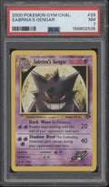 Sabrina's Gengar Pokemon Gym Challenge #29 PSA 7