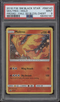 Moltres Pokemon Fall 2018 Collector Chest Holo Promo #SM143 PSA 9