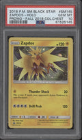 Zapdos Pokemon Fall 2018 Collector Chest Holo Promo #SM145 PSA 10