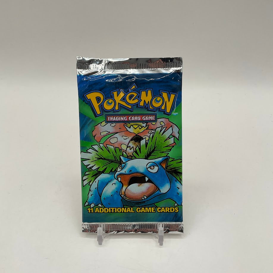 Pokemon Base Set Unlimited Venusaur Booster Pack 20.75G