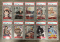 One Piece Card Game Premium Card Collection 25th Edition Sequential PSA 10 Set