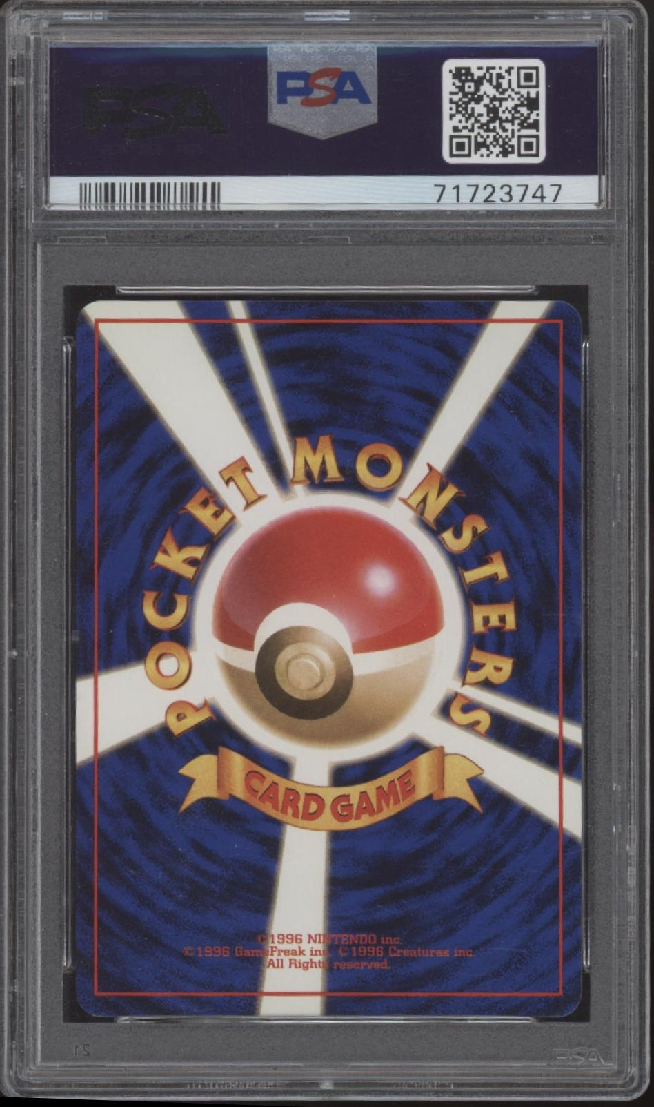 Dark Dugtrio Pokemon Team Rocket Holo Japanese #51 PSA 10