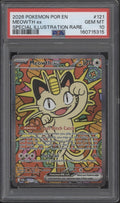 Meowth ex Pokemon Perfect Order Special Illustration Rare #121 PSA 10