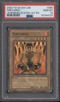 Fireyarou Yu-Gi-Oh! LOB 1st Edition #085 PSA 10