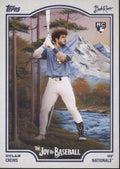 Dylan Crews 2025 Topps x Bob Ross The Joy of Baseball RC #HM-75