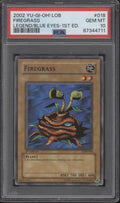 Firegrass Yu-Gi-Oh! LOB 1st Edition #018 PSA 10 #2