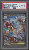 Mega Lucario ex Pokemon Mega Evolution Special Illustration Rare #179 PSA 10 #2