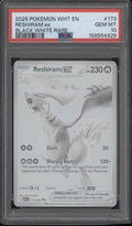 Reshiram ex Pokemon White Flare Black & White Rare #173 PSA 10