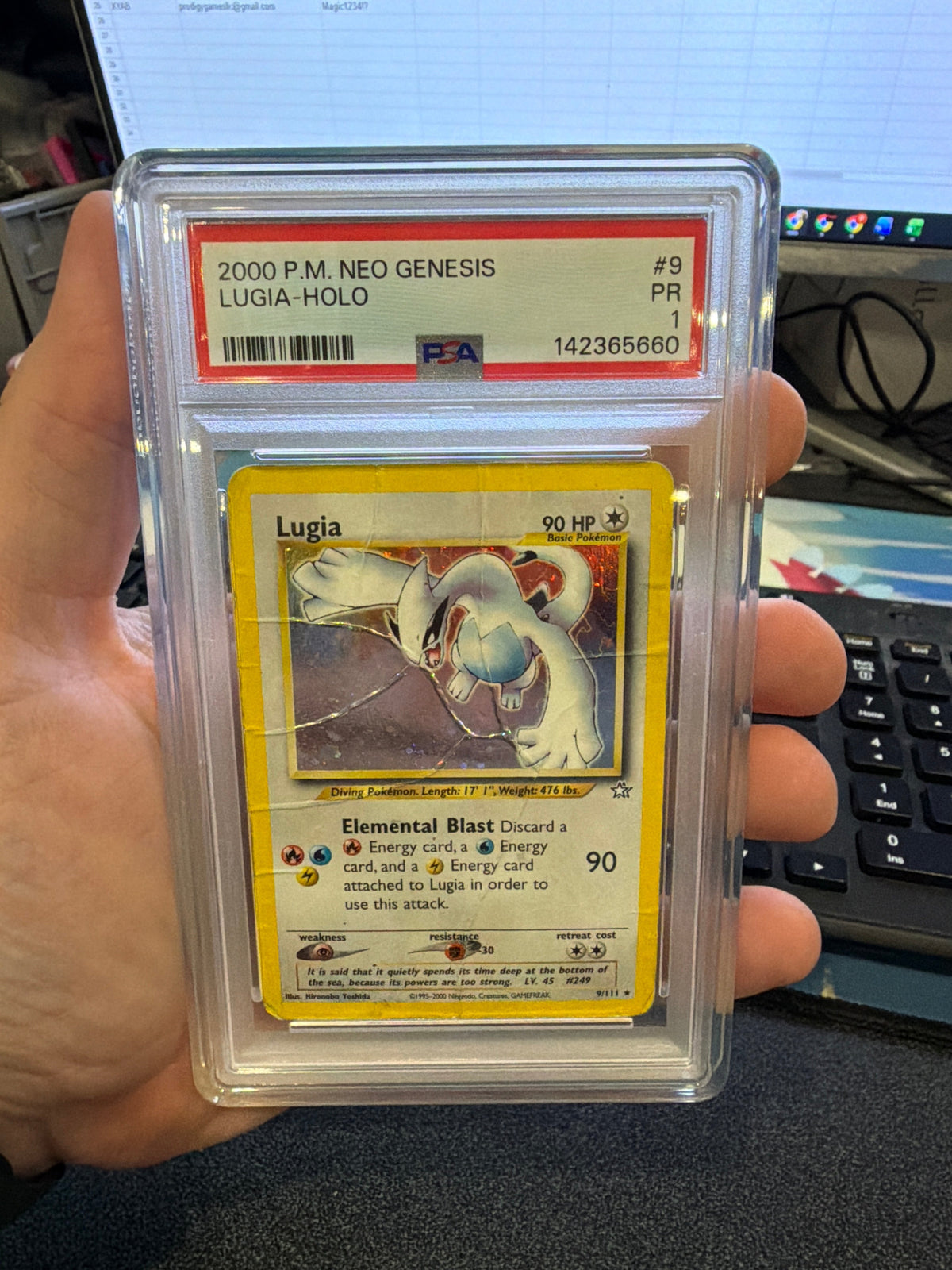 PSA 1 Lugia - Neo Genesis