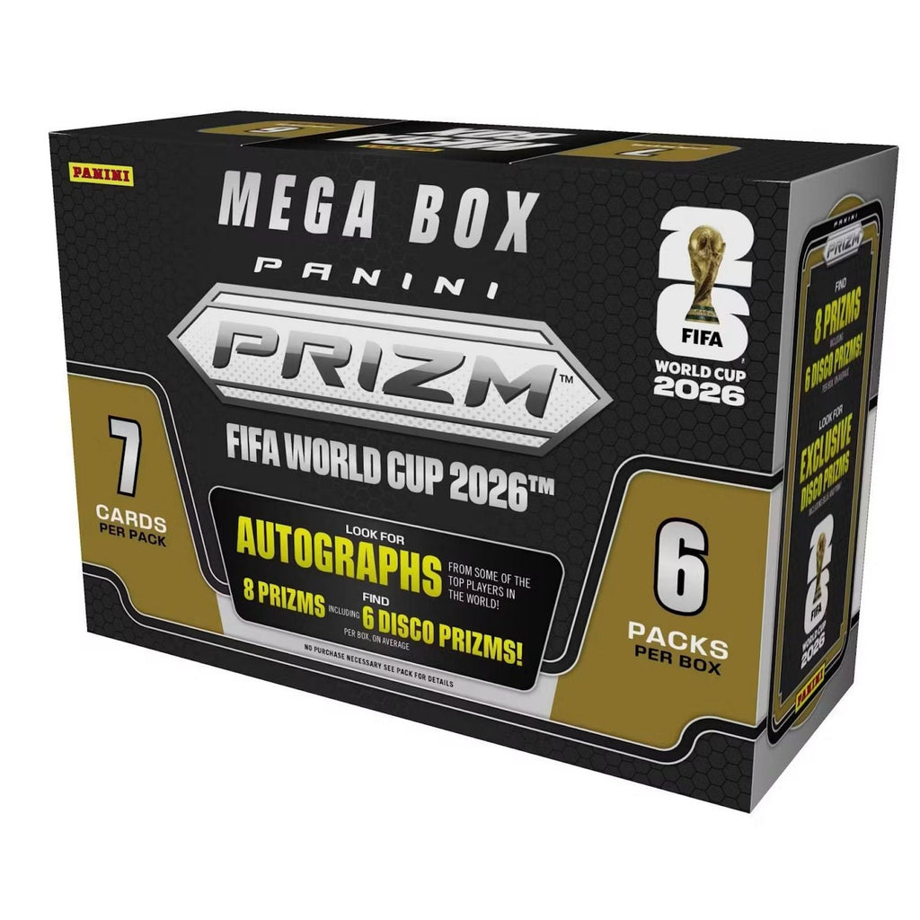 2026 Panini Prizm FIFA World Cup Soccer Hobby Mega Box