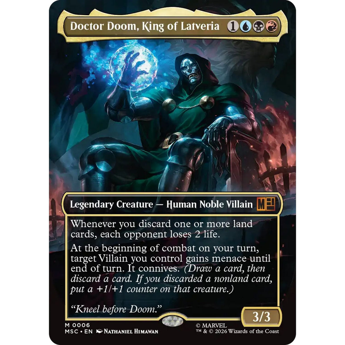 Magic the Gathering: Marvel Super Heroes Collector Commander Deck Doom Prevails