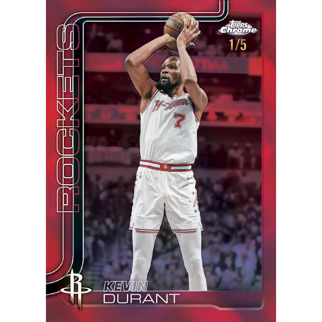 2025-26 Topps Chrome Update Series Basketball Jumbo Box