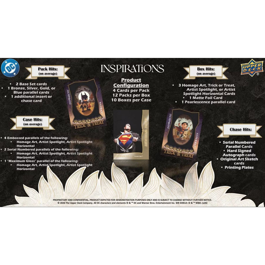 2026 Upper Deck Inspirations the World of DC Hobby Box *Contact Us To Order*