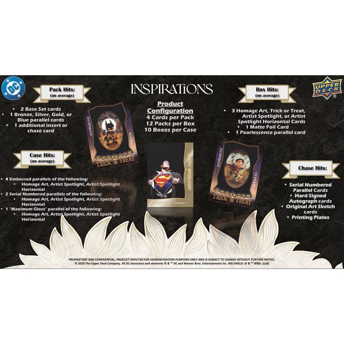 2026 Upper Deck Inspirations the World of DC Hobby Box *Contact Us To Order*