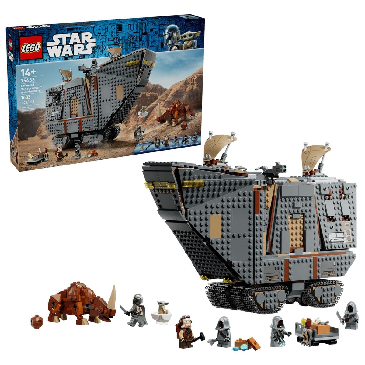 LEGO Offworld Sandcrawler and Mudhorn 75453