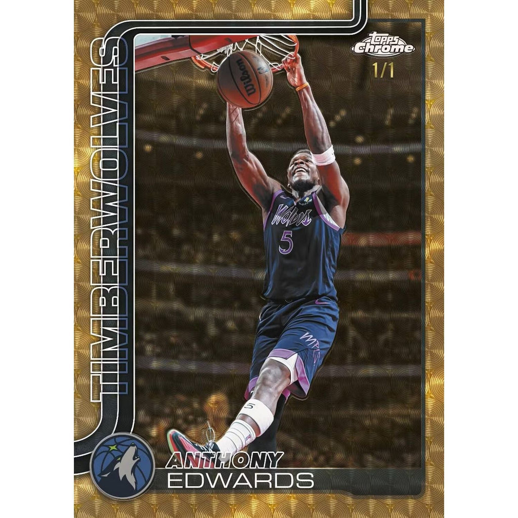 2025-26 Topps Chrome Update Series Basketball Jumbo Box