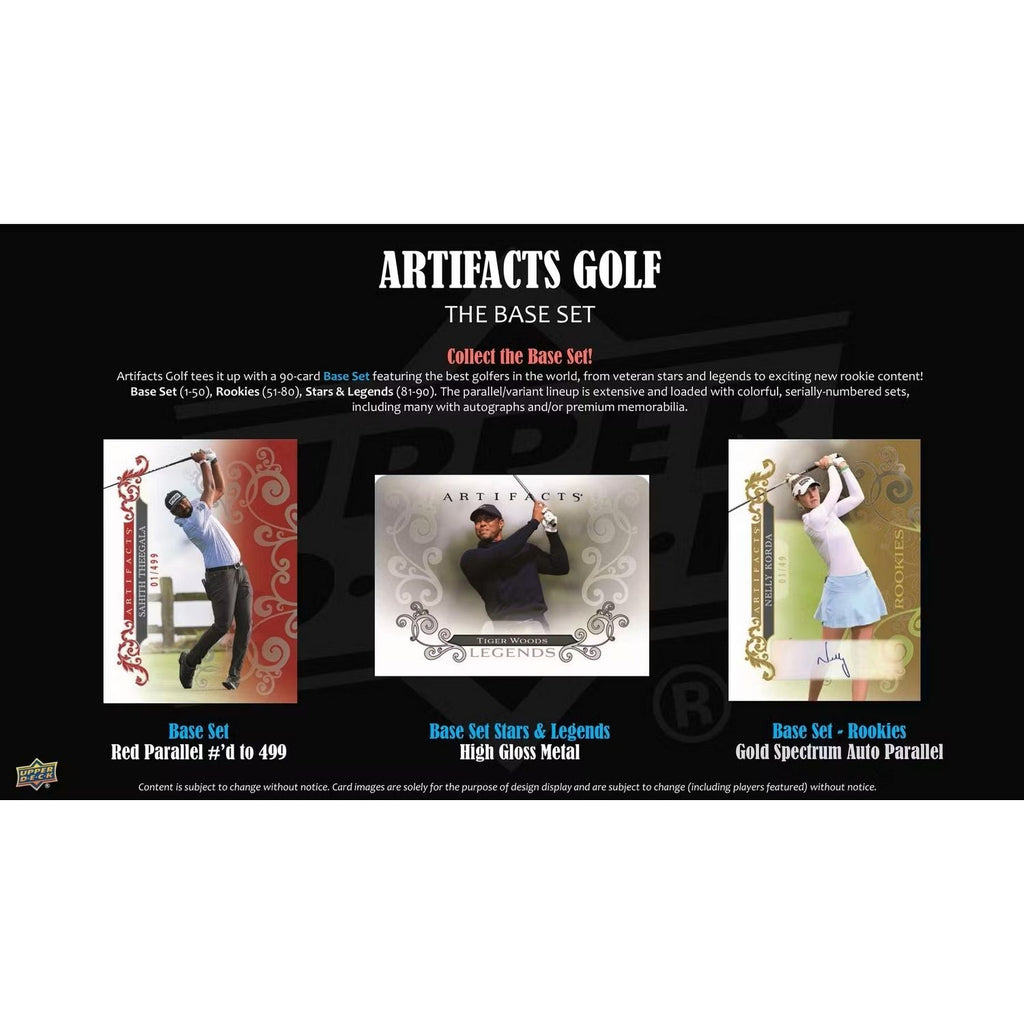 2026 Upper Deck Artifacts Golf Hobby Box *Contact Us To Order*