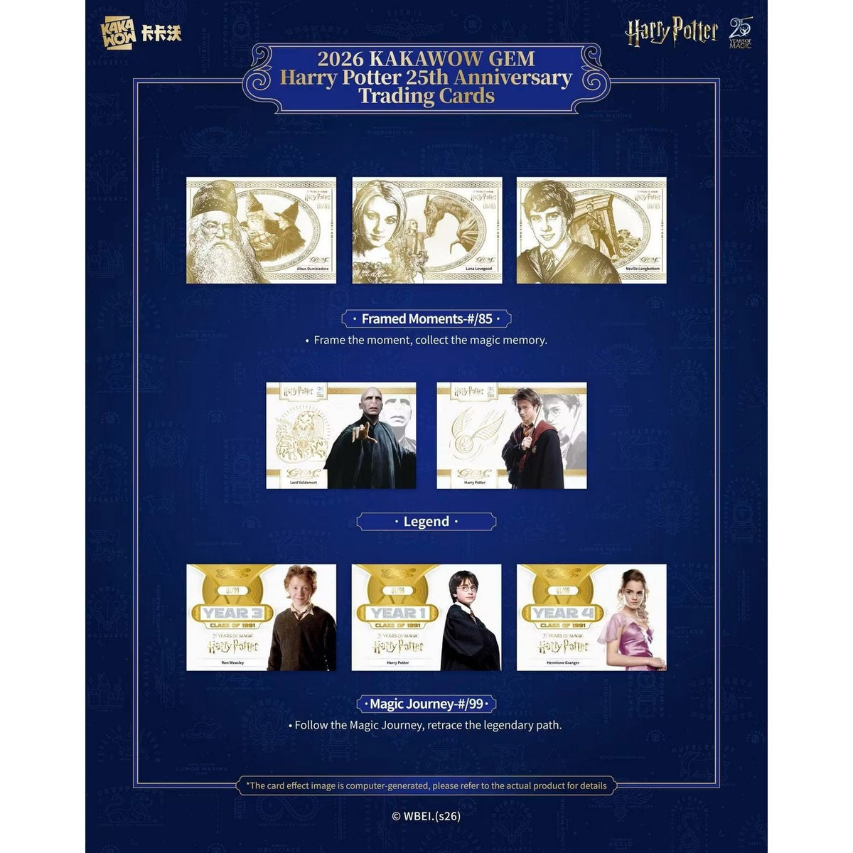 2026 Kakawow Gem Harry Potter 25th Anniversary Hobby Box