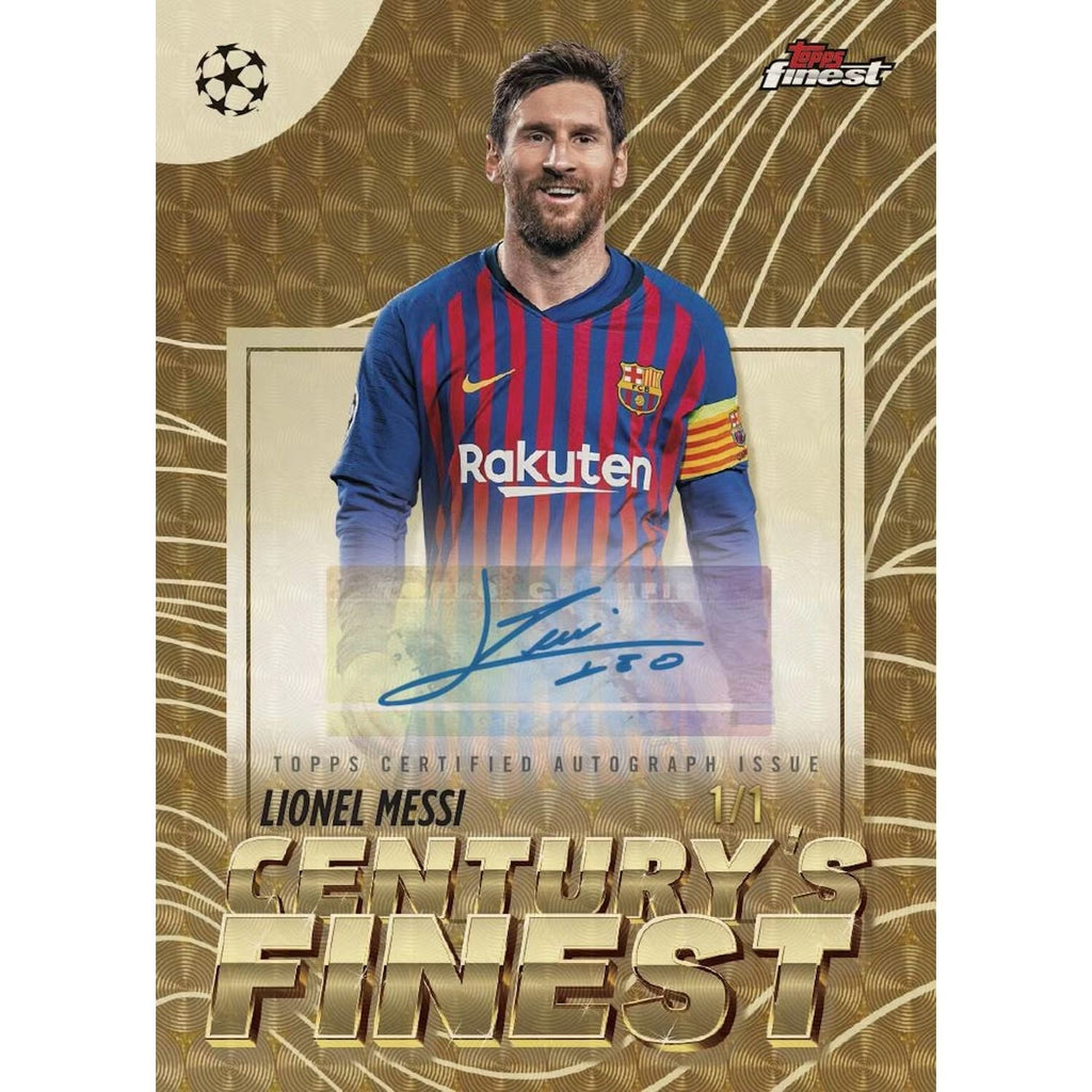 2025-26 Topps UEFA Club Competitions Finest Soccer Hobby Box