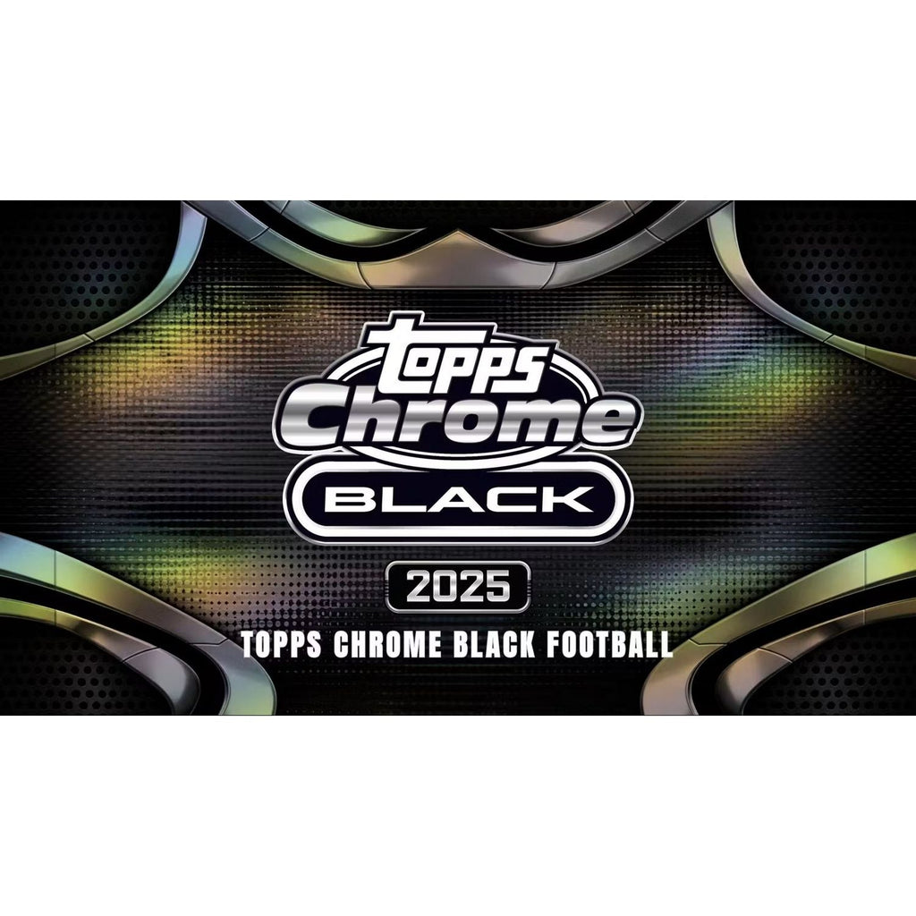 2025 Topps Chrome Black Football Hobby Box