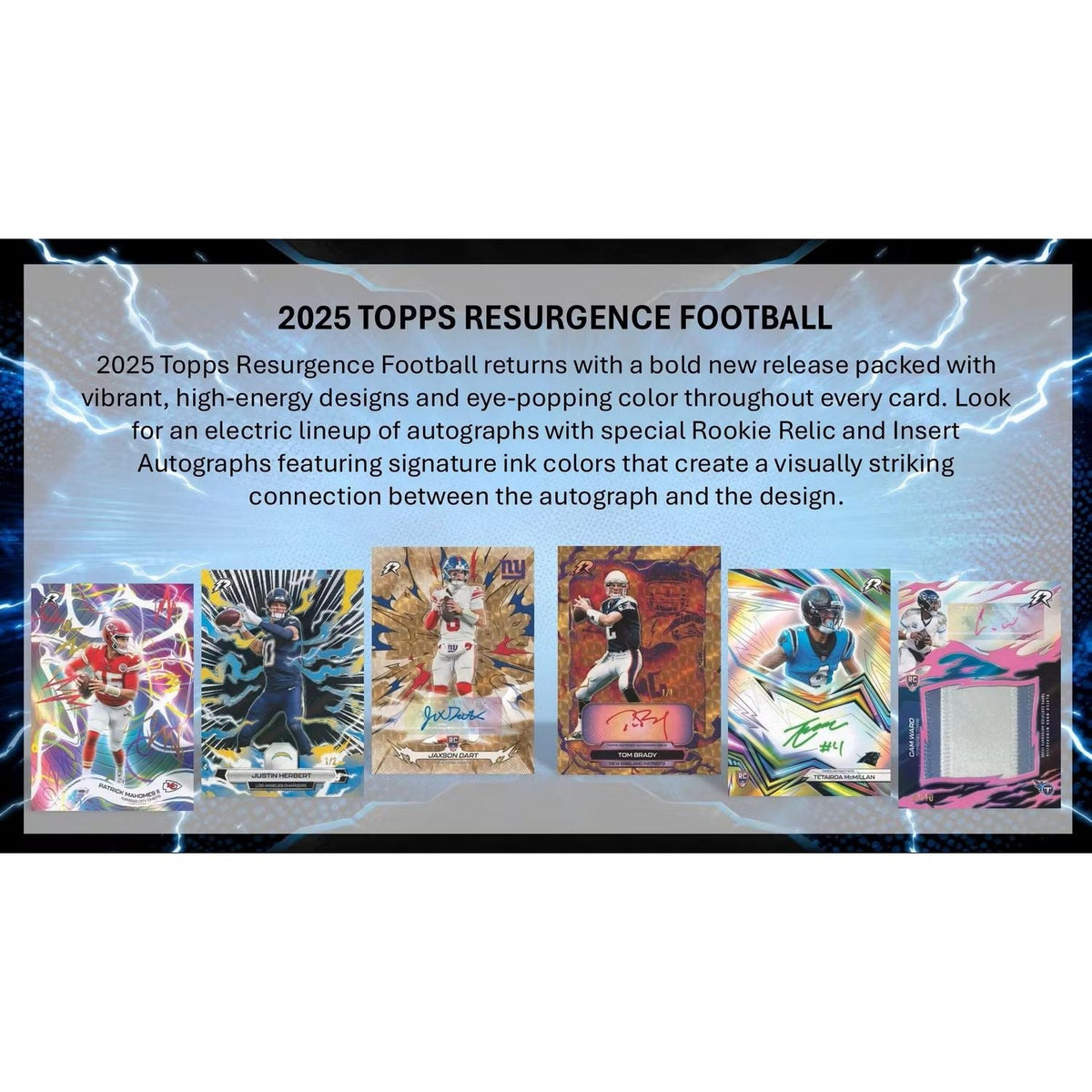 2025 Topps Resurgence Football Hobby Box