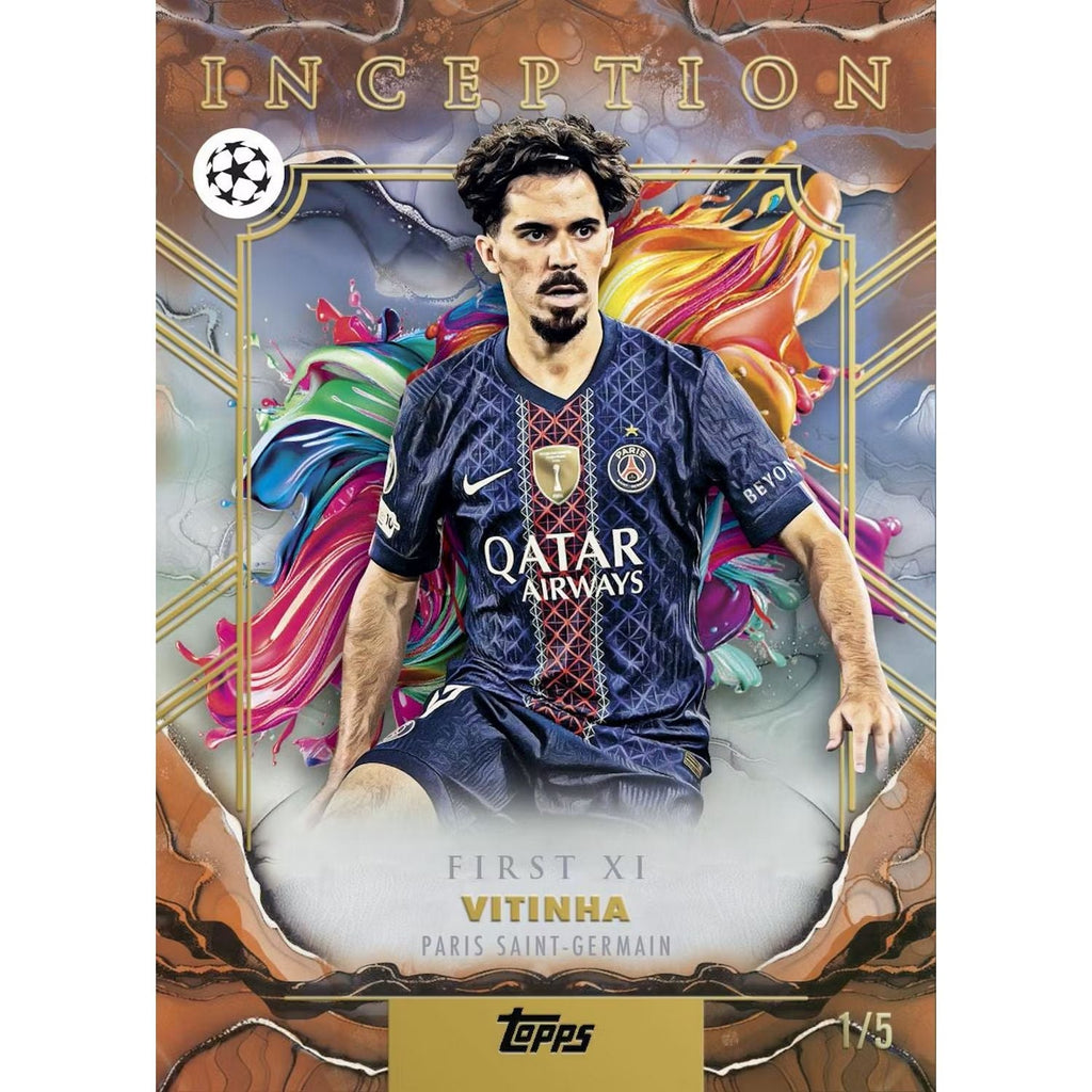 2025-26 Topps Inception UEFA Club Competitions Soccer Hobby Box