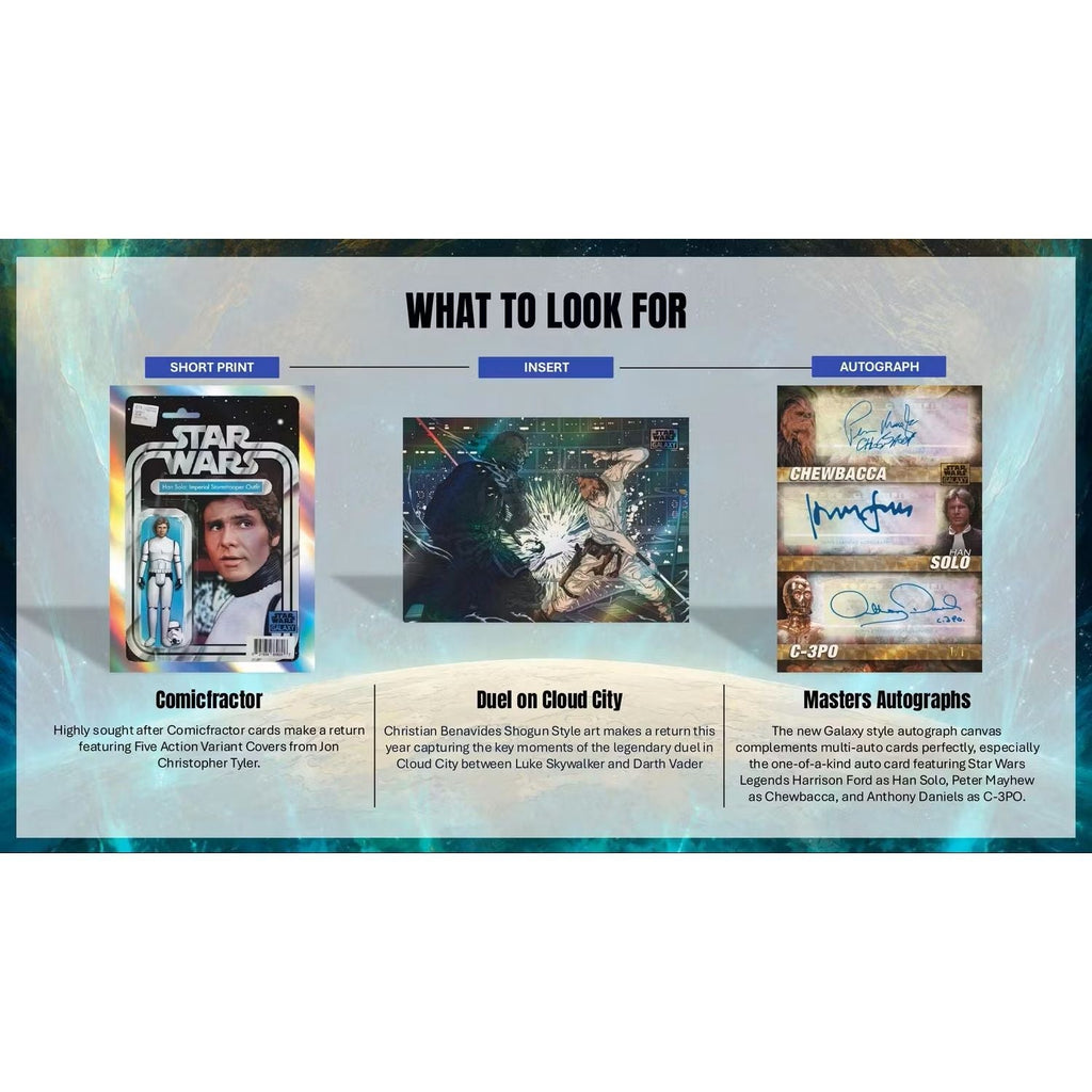2026 Topps Star Wars Chrome Galaxy Hobby Box