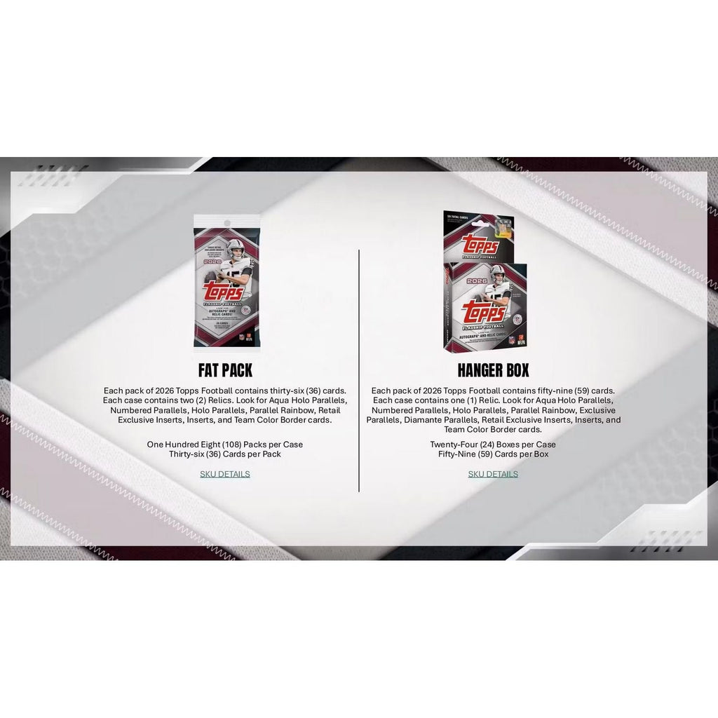 2026 Topps Flagship Football Jumbo Box