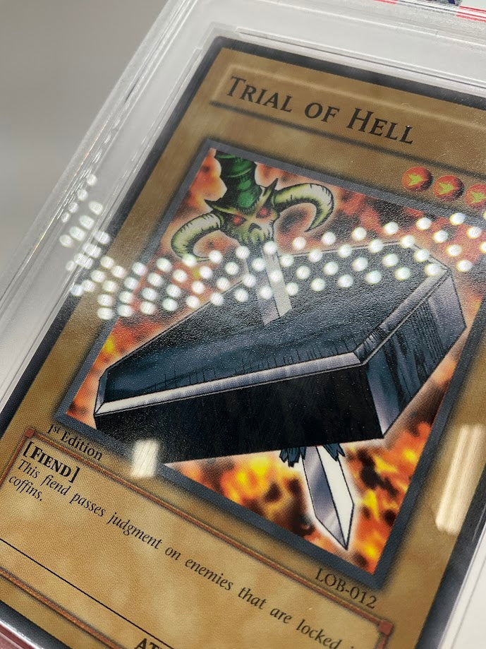 Trial of Hell Yu-Gi-Oh! LOB 1st Edition #012 PSA 10